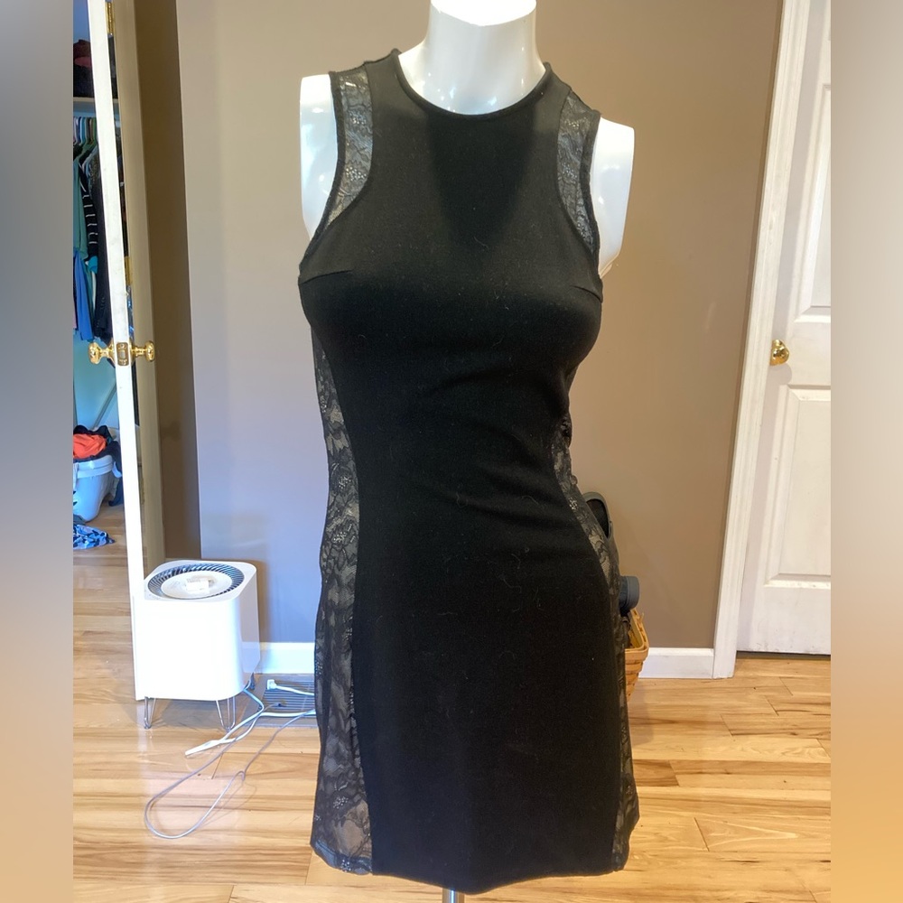 REVOLVE Stylestalker black dress with lace side panels size 4